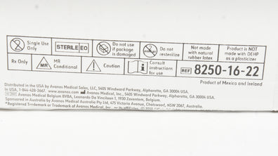 Avanos 8250-16-22 MIC Gastric-Jejunal Feeding Tube 16Fr x 22cm 7-10ml (x)